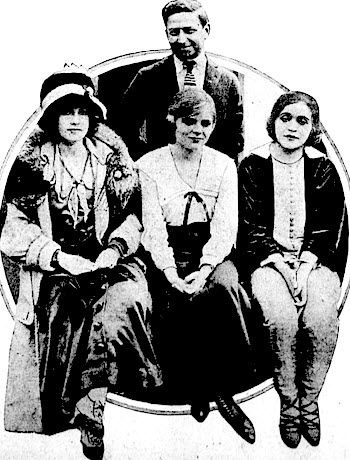 Fannie Ward, Blanche Sweet, and Mae Murray